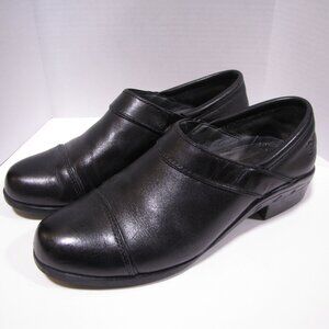 ARIAT 7.5 Black Leather Sports Clogs